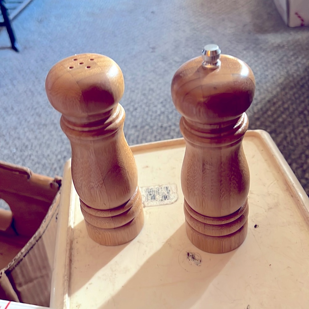 Salt and pepper shakers